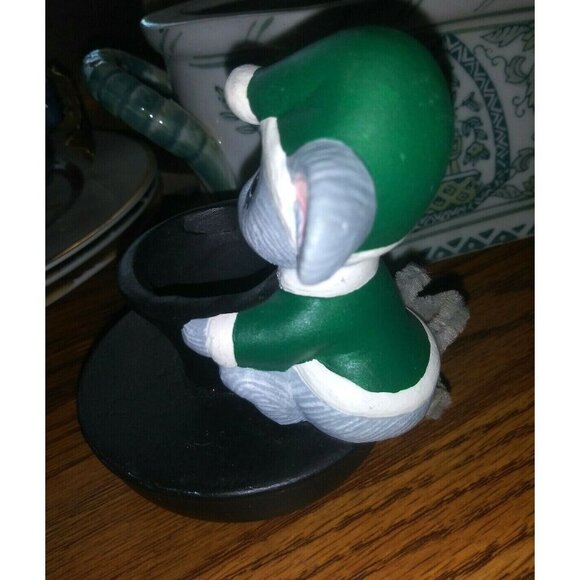 Set of 6 Mice Figurines Ceramic/Porcelain CUTE Holiday red green RARE Christmas - Picture 7 of 8